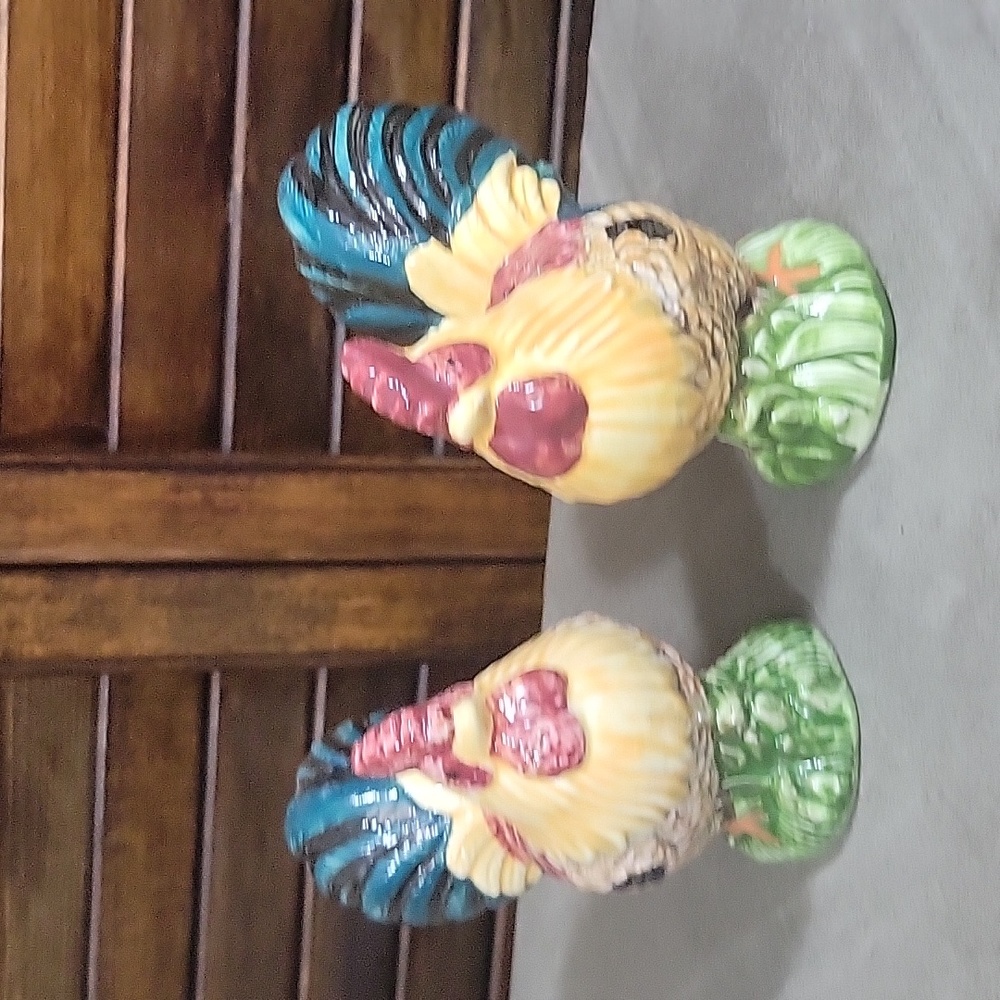 Unbranded Rooster & Hen Salt & Pepper Shakers